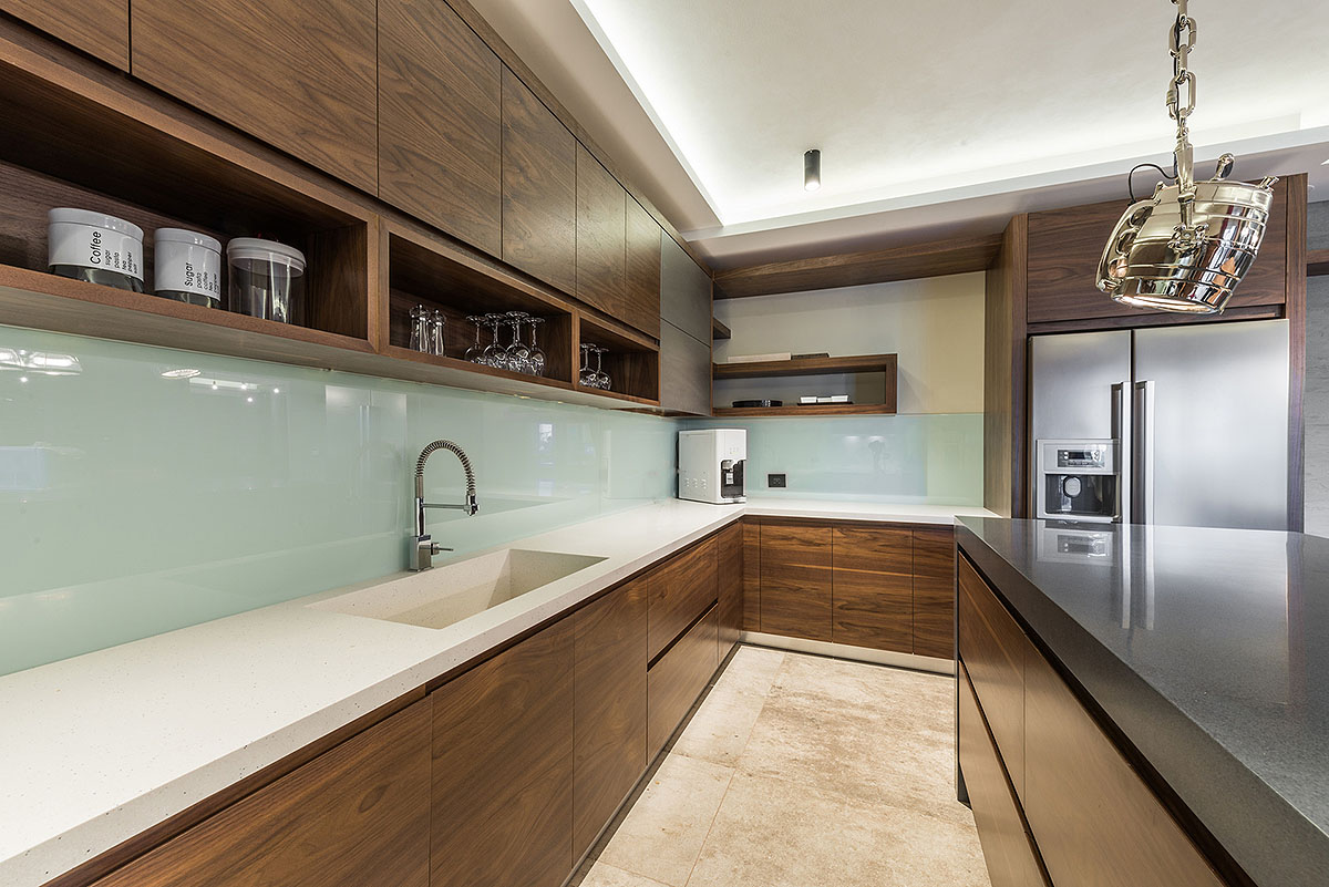 New kitchen in luxury home